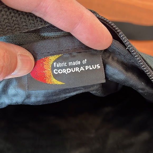 Dark Teal Crossbody Bag with Logo - Picture 9 of 9